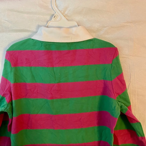 Hartstrings Girl Striped Green and Pink Dress NWOT - Picture 8 of 8